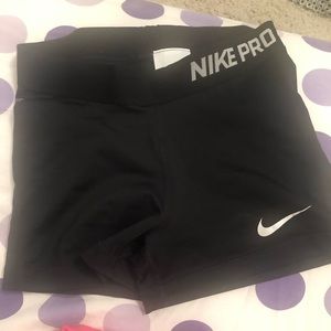 black nike pro spandex